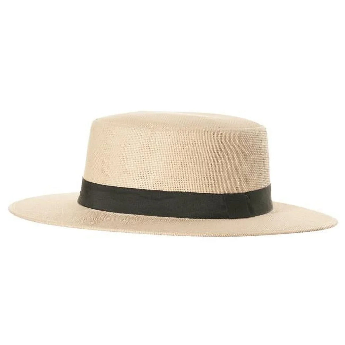 dimension - with Straw One Adult Black Band Hat