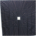 Pattern BVLGARI Ladies (Good) Bvlgari Silk | Mania Muffler Black Scarf Pre-Owned