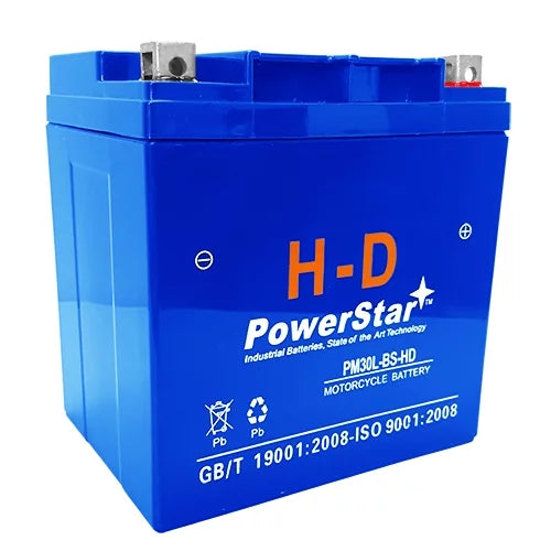 Heavy-Duty Battery CB30L-B Jet Ski Sea-Doo 12V PowerStar for 30Ah