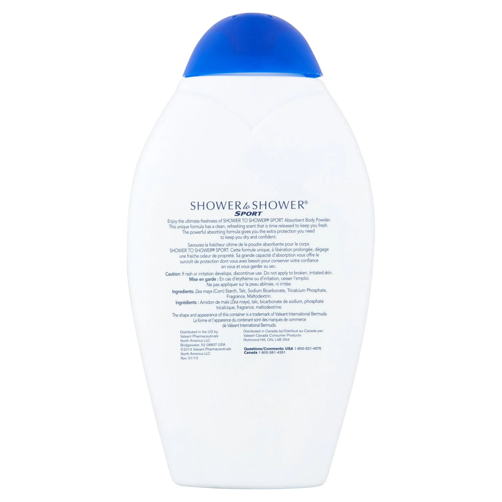 To Body 3) Shower Powder Sport, oz of 13 Shower (Pack