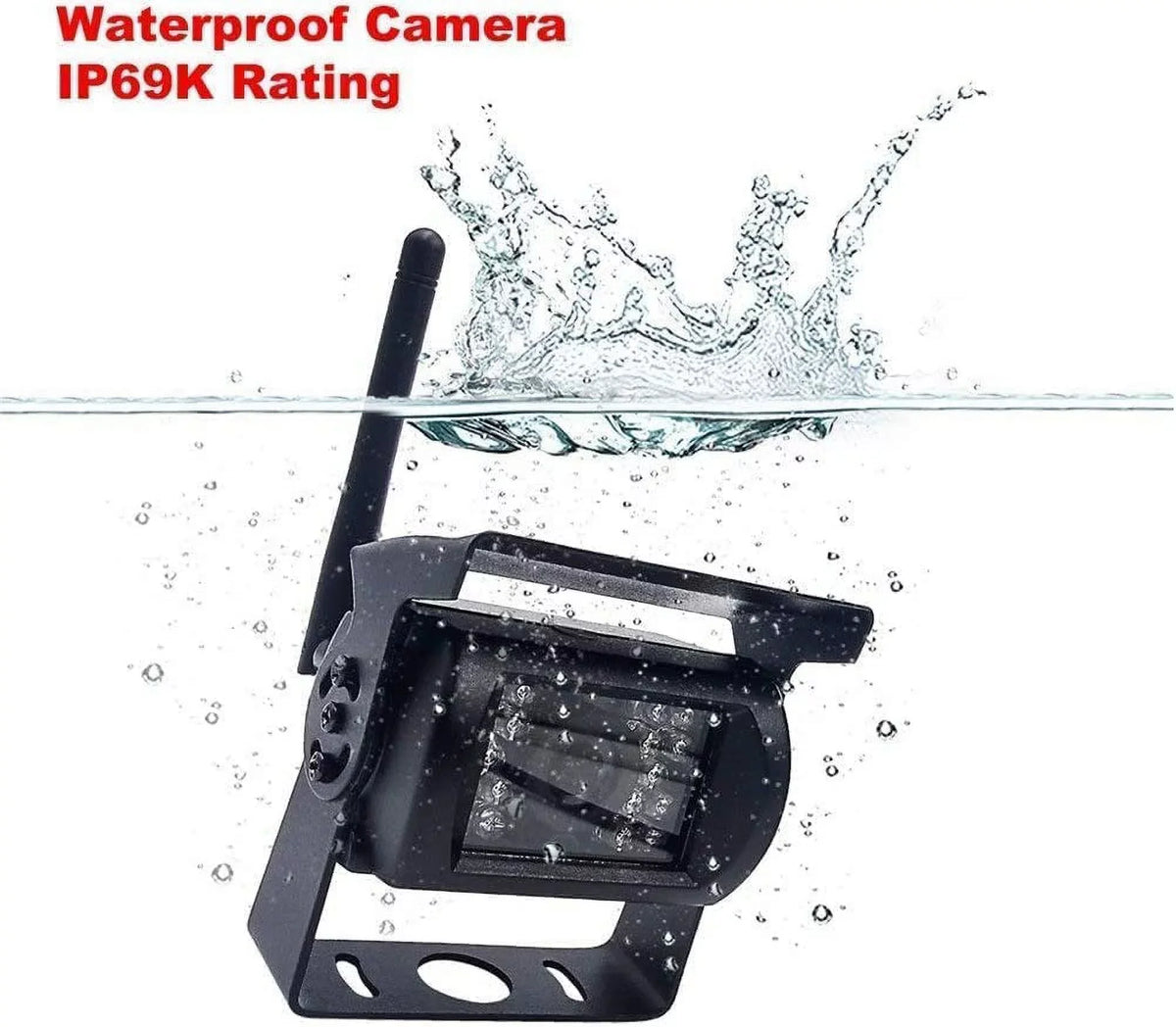 IR Wireless RV/SUV/Van/Pickup/Truck/Trailer RV 7 Camera 2 for and Kit Camera Backup Night Bileeko Vision inchMonitor Rear PCS View