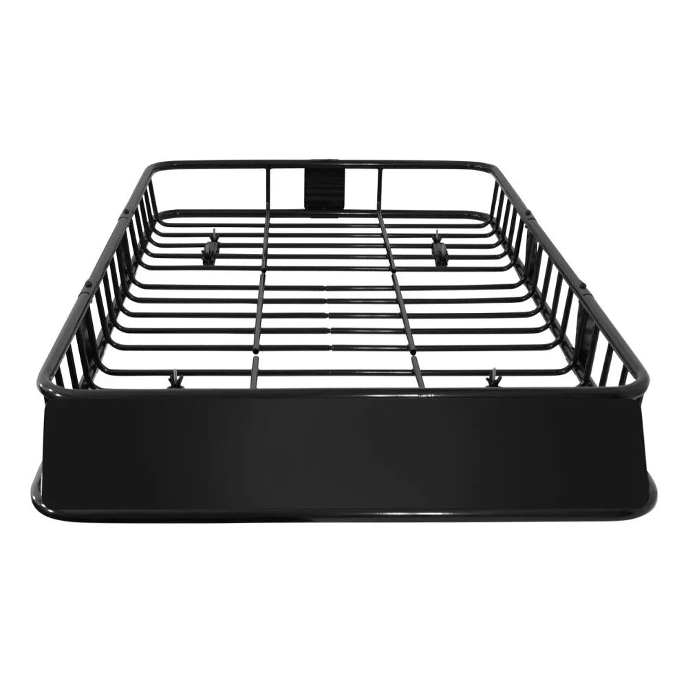 64" Rack Cargo Luggage Carrier Roof Basket SUV Extendable Teledu Steel Truck Top