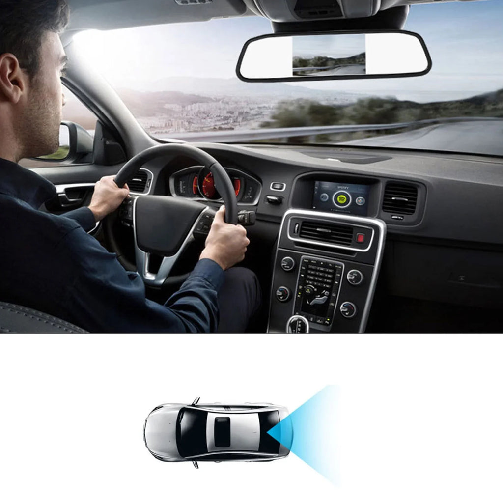 Monitor Mirror 2-DAY LCD Kit Mad TFT Universal Hornets Camera 5.0" + Car System Vehicle 170