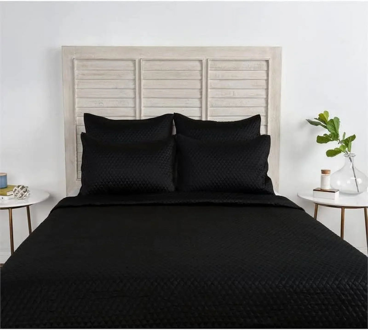 by Sham Home Black Sateen Kosas Winthrop 100% Euro