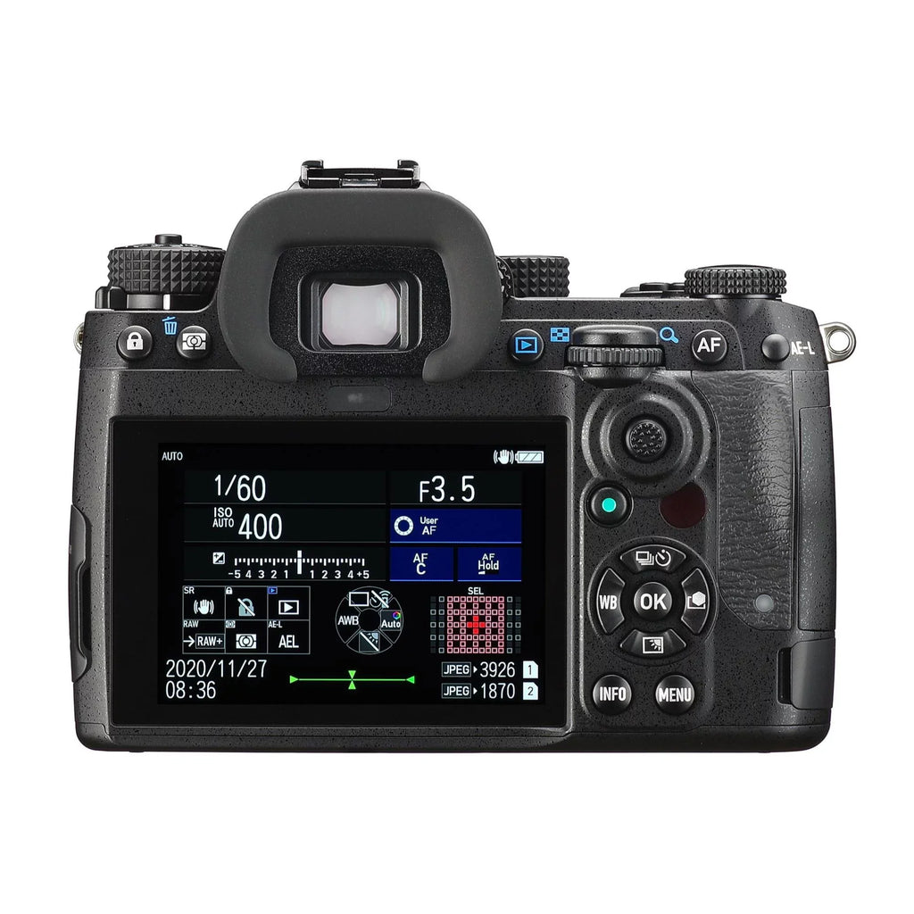 Kit, Mark Camera & Strap, K-3 with Body III Card (Black) 64GB Cleaning SD Pentax