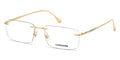 Rimless Longines Gold Eyeglasses Deep Shiny Square LG5001-H