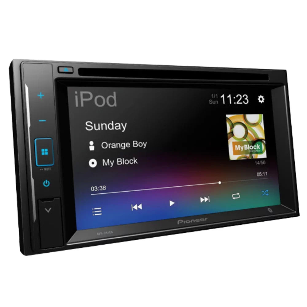 Durango Car Dodge Digital DVD/CD W/ KIT4703 2005-2007 WVGA AM/FM Camera/Installation Receiver DIN Touchscreen Double Bundle Stereo Pioneer Kit/in-Dash Media 6.2" Bluetooth/Backup for with