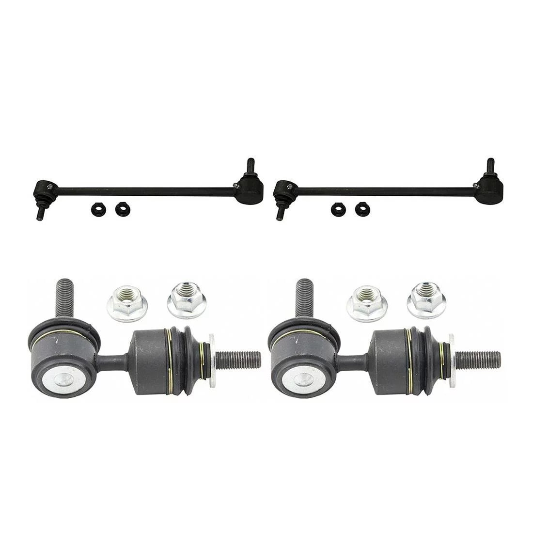 4PCS Stabilizer Rear Link Bar Kit 2004-2006 MAZDA For / 3 + Sway MOOG Front