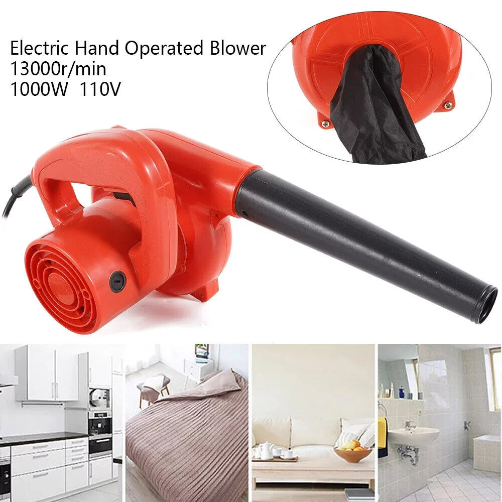 13000r/min Portable Blower 1000W Dust Cleaner Electric Air Handheld Machine Removal Computer Mini 110V ZhdnBhnos Vacuum Cleaning