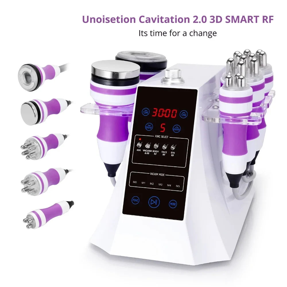 Body Cavitation 2.5 Cold Multipolar Hammer Machine Face Bio Photon Care 5in1 Massager Aristorm Machine, Cavi