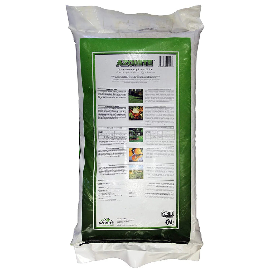 Granular Azomite Trace Mineral 44 Organic Fertilizer Soil lbs Additive