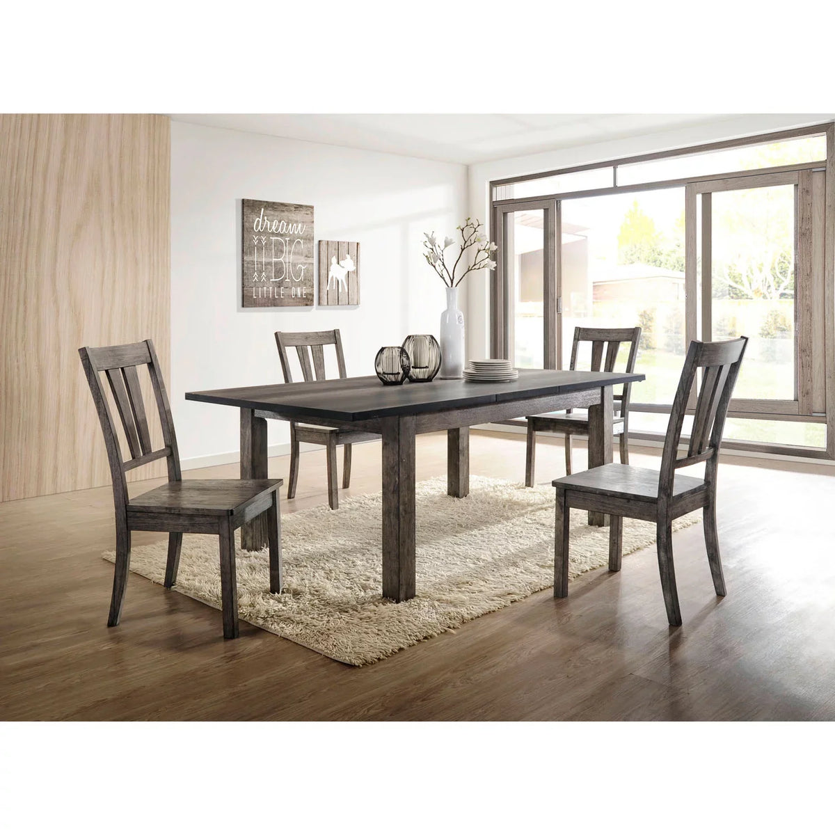 Chairs Drexel 5-Piece Cambridge Wooden with Four Dining Set