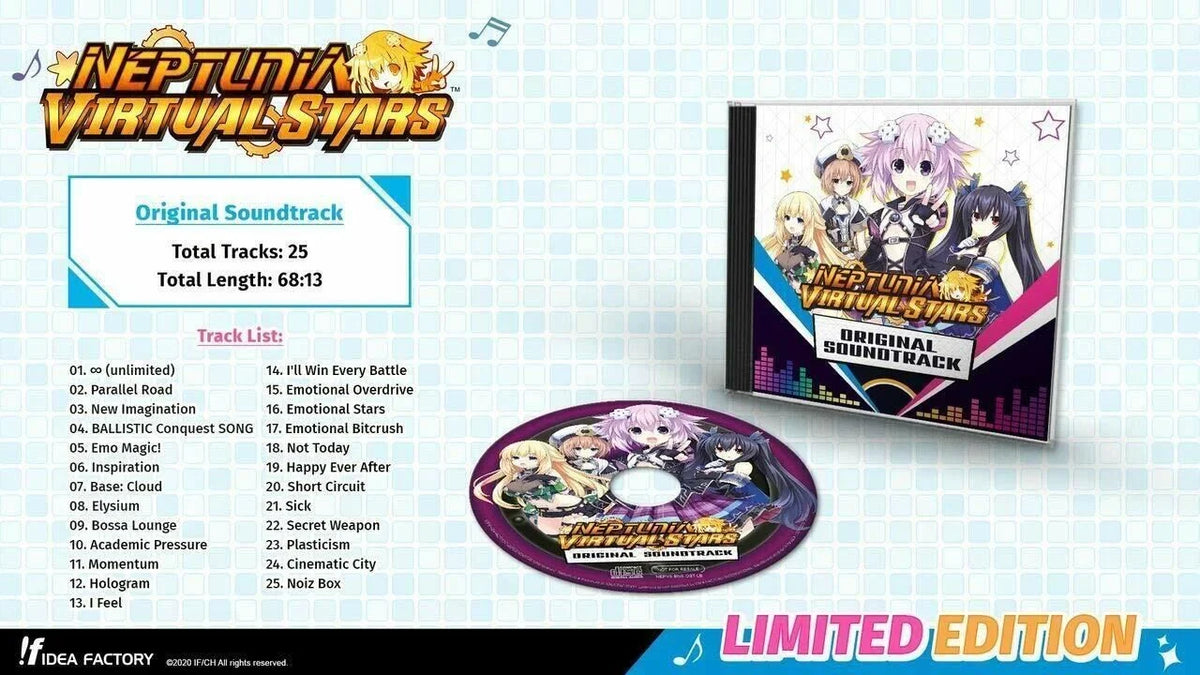 '- Virtual Stars: Limited Collector] Edition Playstation Neptunia [PS4 4 NEW