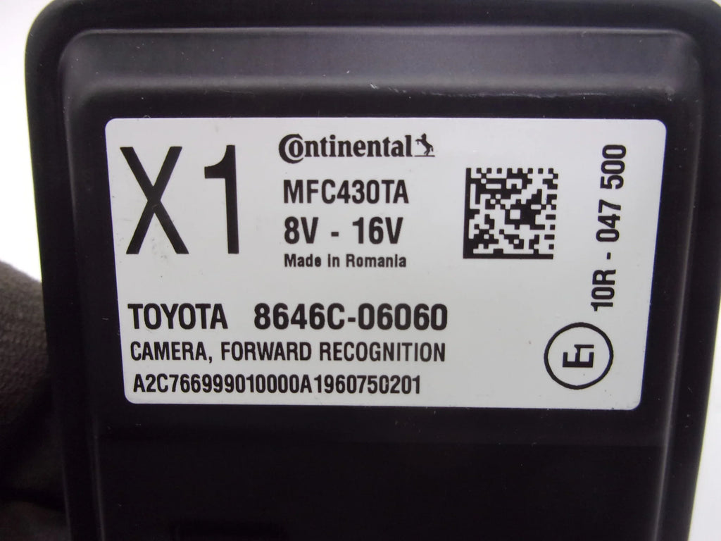 Departure Camry (Good) OEM 2019 Lane Camera ID 8646C-06060 View Pre-Owned Forward