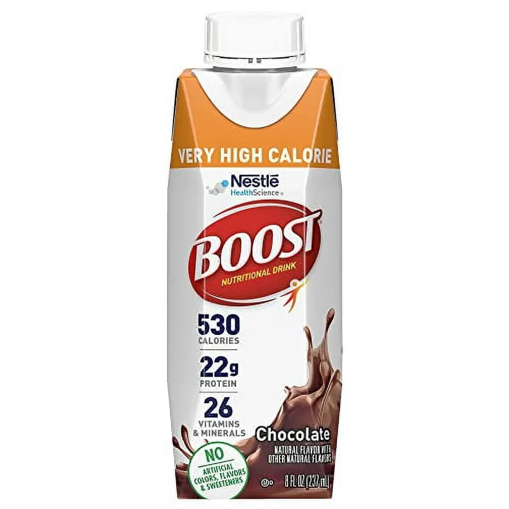(Pack 24) Boost Oz 8 Calorie of Fl Drink, Very Chocolate, Nutritional High