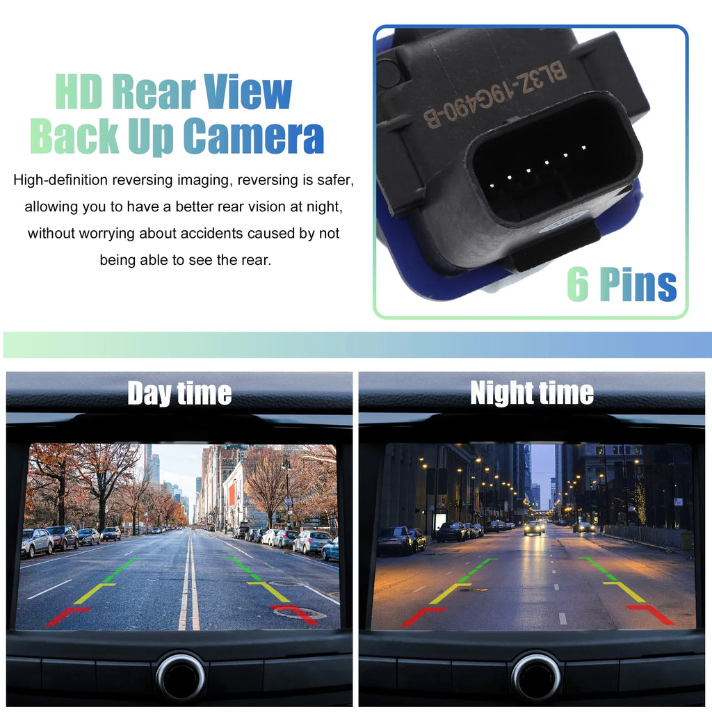 BL3Z-19G490-B Rear for Mustang for View 2011-2014 Car Camera Camera F-150 Reverse Backup for Parking Up Back
