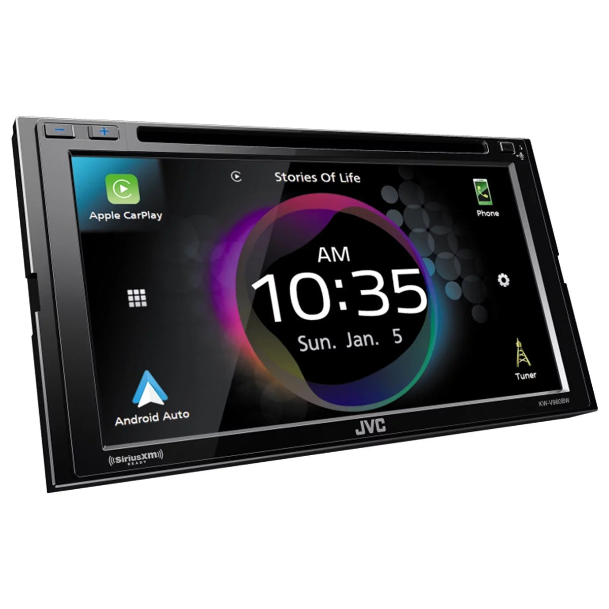 Wire Power Dual 4-Way CD/DVD Speaker 6x9" JVC Watt Speakers Coaxial Upgrade Receiver Bundle Player with Combo Peak USB AM/FM and DIN 16G 2x Double Car Audio Bluetooth Radio Factory 550 Car KW-V960BW
