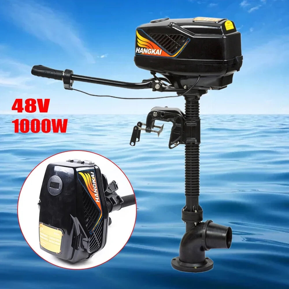 Trolling 4.0HP Jet Boat Outboard Motor 1000W Pump Engine Brushless Fishing