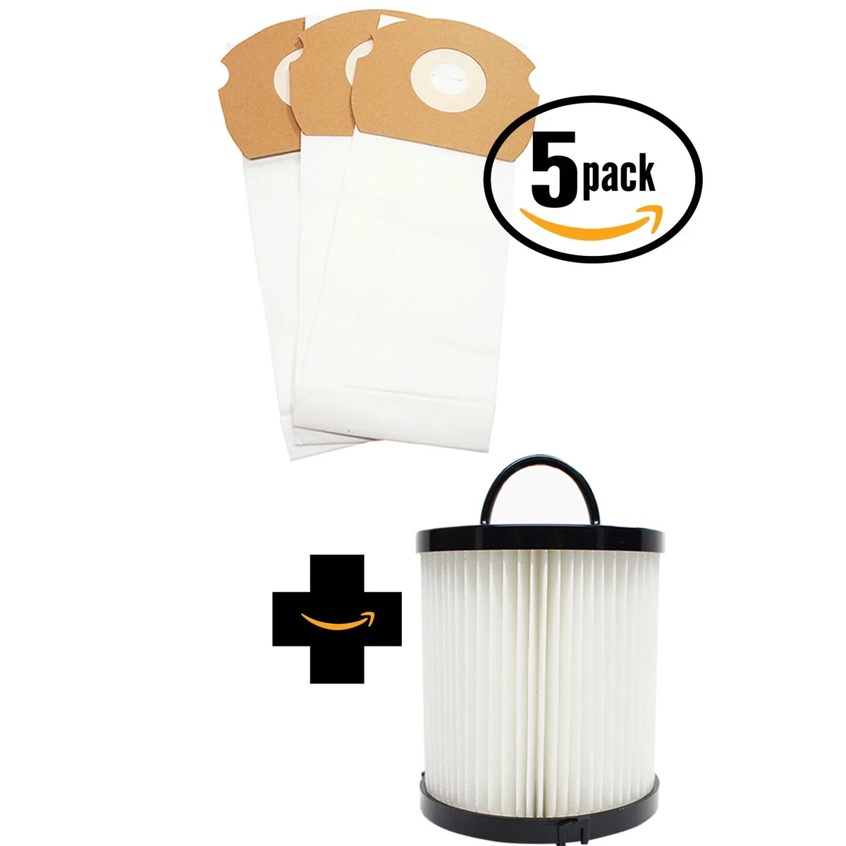 AS1001AX Eureka Cup Dust Bags Gold Filter 15 - 1 DCF-21 Eureka AS Vacuum Vacuum AirSpeed Filter & Compatible Bag Replacement &