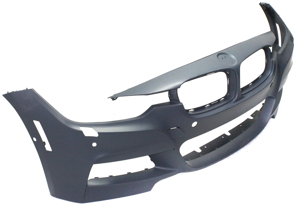 with Sport COVER with M PDC Compatible Sensor 2013-2018 with Line HL For Front BUMPER 3-SERIES Holes/Cam Primed Sedan/Wagon