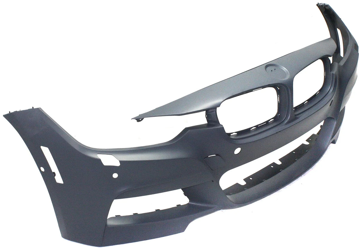 with Sport COVER with M PDC Compatible Sensor 2013-2018 with Line HL For Front BUMPER 3-SERIES Holes/Cam Primed Sedan/Wagon