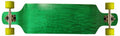 76mm Complete Green Concave Wheels Maple Symmetrical Longboard Down Drop Shape