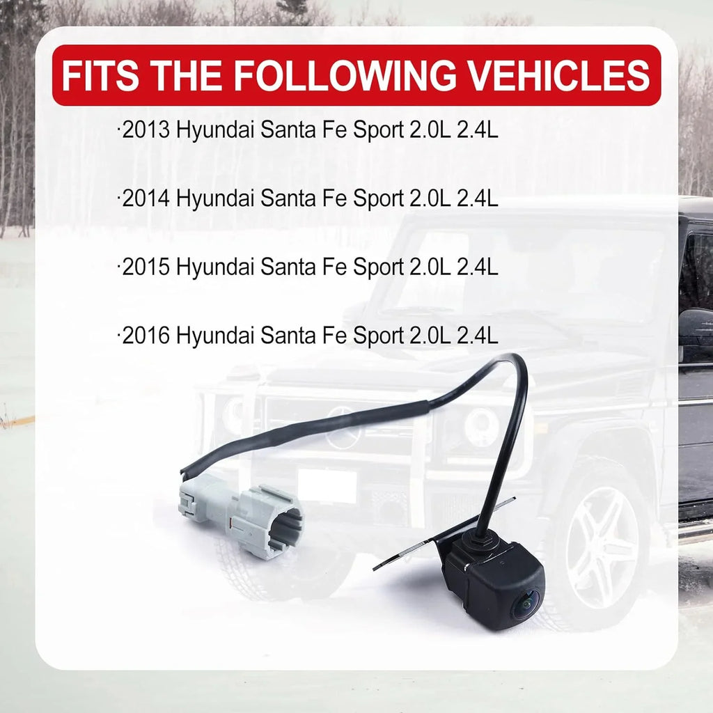 Backup Santa Replace 2.4 Camera View 95760-2W000 2013-2016 Fe for 95760-2W000-FFF Parking ist Sport Hyundai Rear 2.0