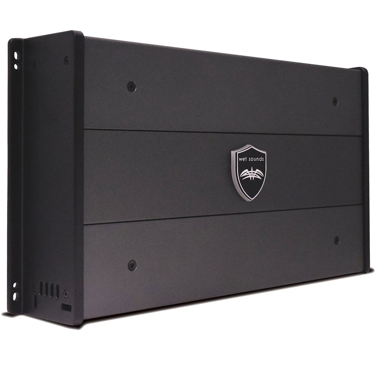 8" Steel with Stainless Fixed Mini & Speakers Clamps Sounds REV8B-FMINI Watt 1200 SYN-DX2.3 Black Amplifier Tower Wet