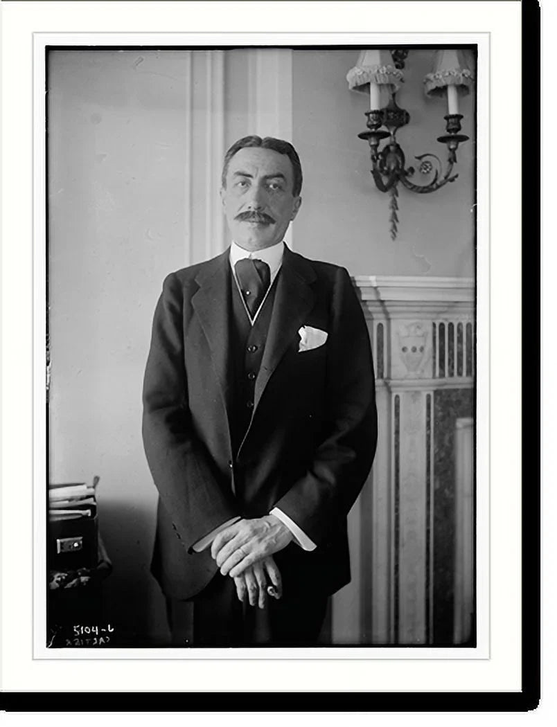 21-7/8" 17-7/8" x Framed Historic Print, Cartier,