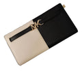 LARGE FLAP SET BLACK SNAP AND KORS WALLET MICHAEL JET REED WHITE BIFOLD