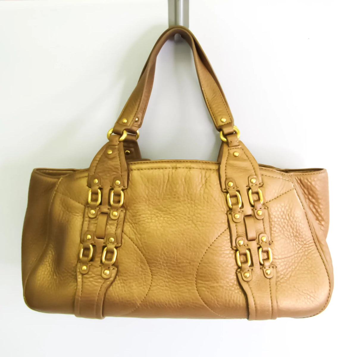 Cole Haan Pre-Owned (Good) Women's Gold Handbag Leather