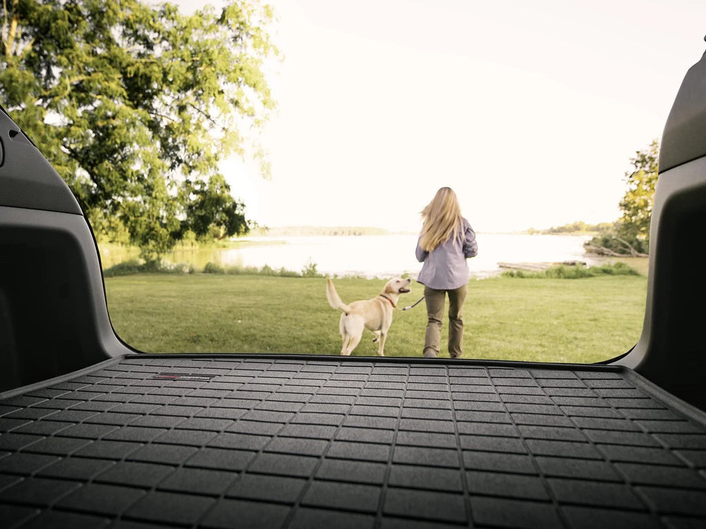 Liner 2nd compatible Tan Seating, with Forester 2009-2013 Subaru - Trunk Row WeatherTech Behind Cargo