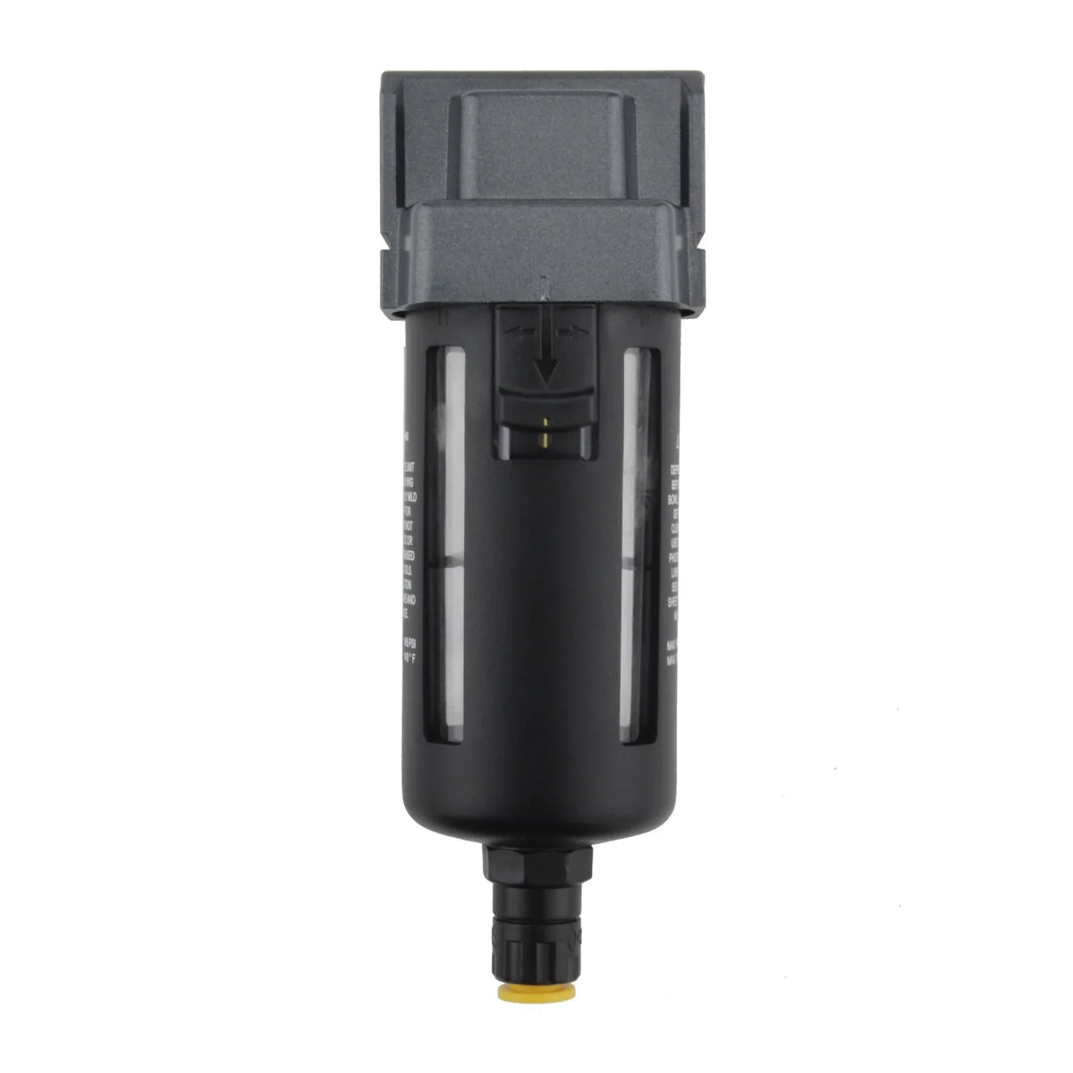 Filter - - 1/4" NPT Bowl, FRL Air by Polycarbonate Float/Overnight EXELAIR? (EX45F40A-02P) Milton Automatic