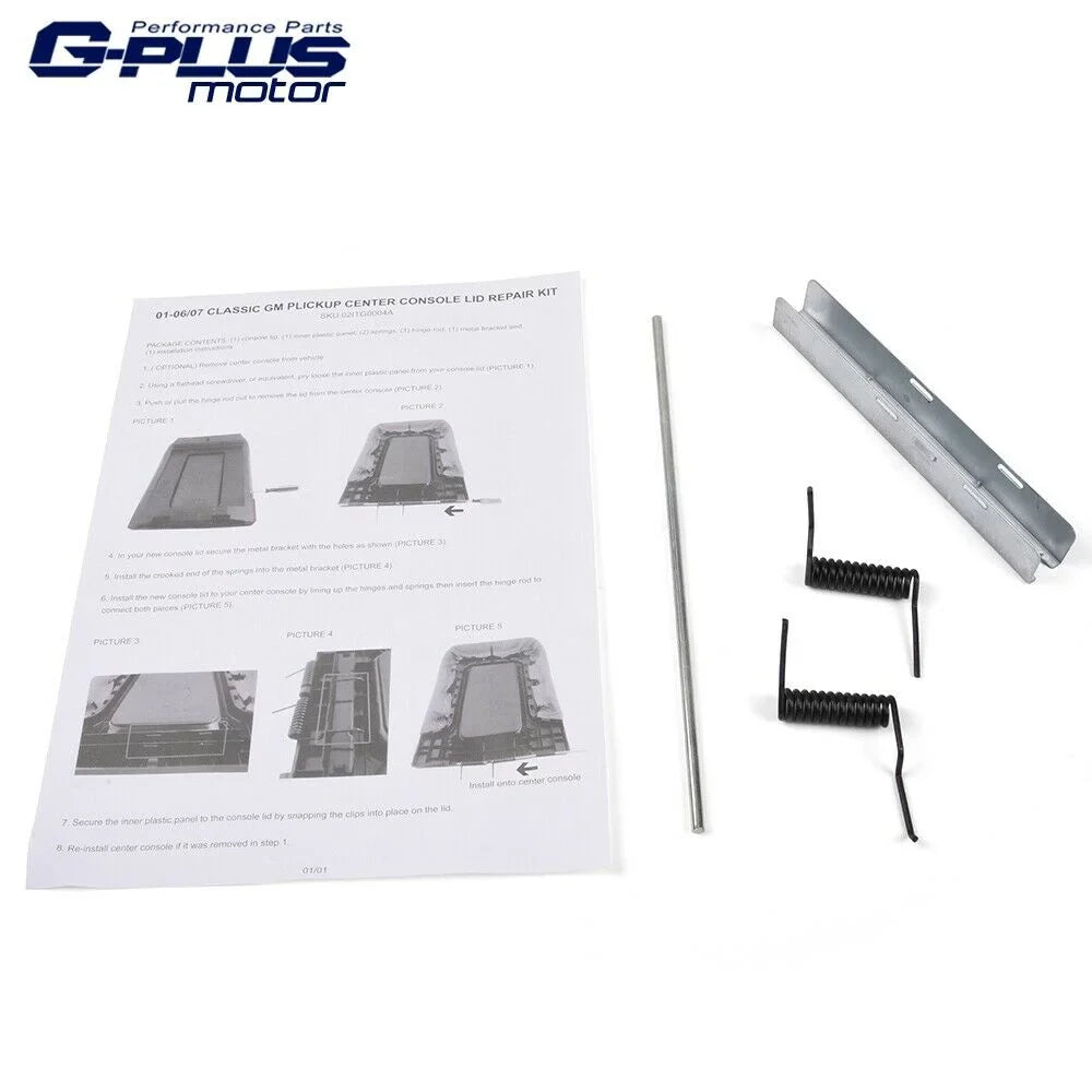 Yukon Center 1999-2007 GMC G-Plus Suburban Sierra Tahoe for Chevy Fit Gray Silverado Console Lid
