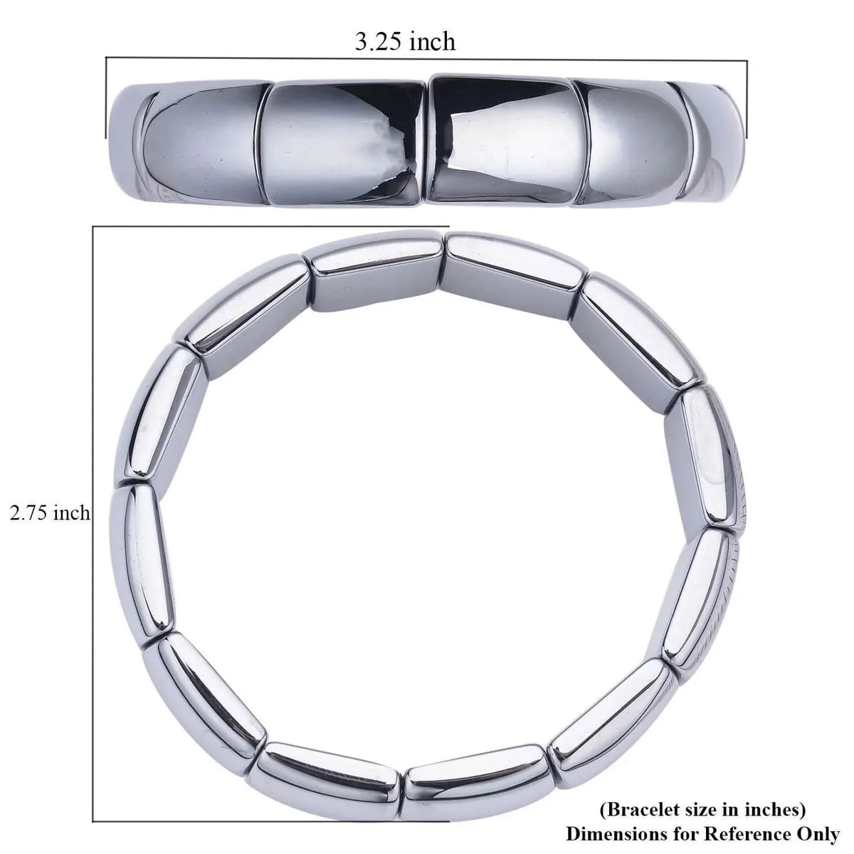 Mothers for for Trapezoid Bracelet Birthday Section LC Mom Day 132.02 Ct Women Shop Cushion Stretch Terahertz Gifts