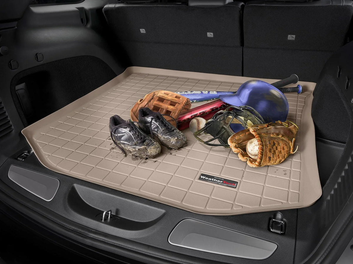 Liner 2nd compatible Tan Seating, with Forester 2009-2013 Subaru - Trunk Row WeatherTech Behind Cargo