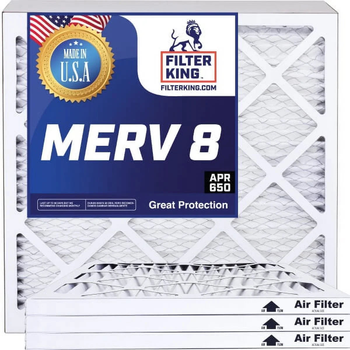 Filters | Furnace USA | .75" Air 8 King 9.5 Filter | | 4-PACK 9.5x28x1 IN A/C MADE 28 x MERV HVAC Actual dimension: Pleated x Filter