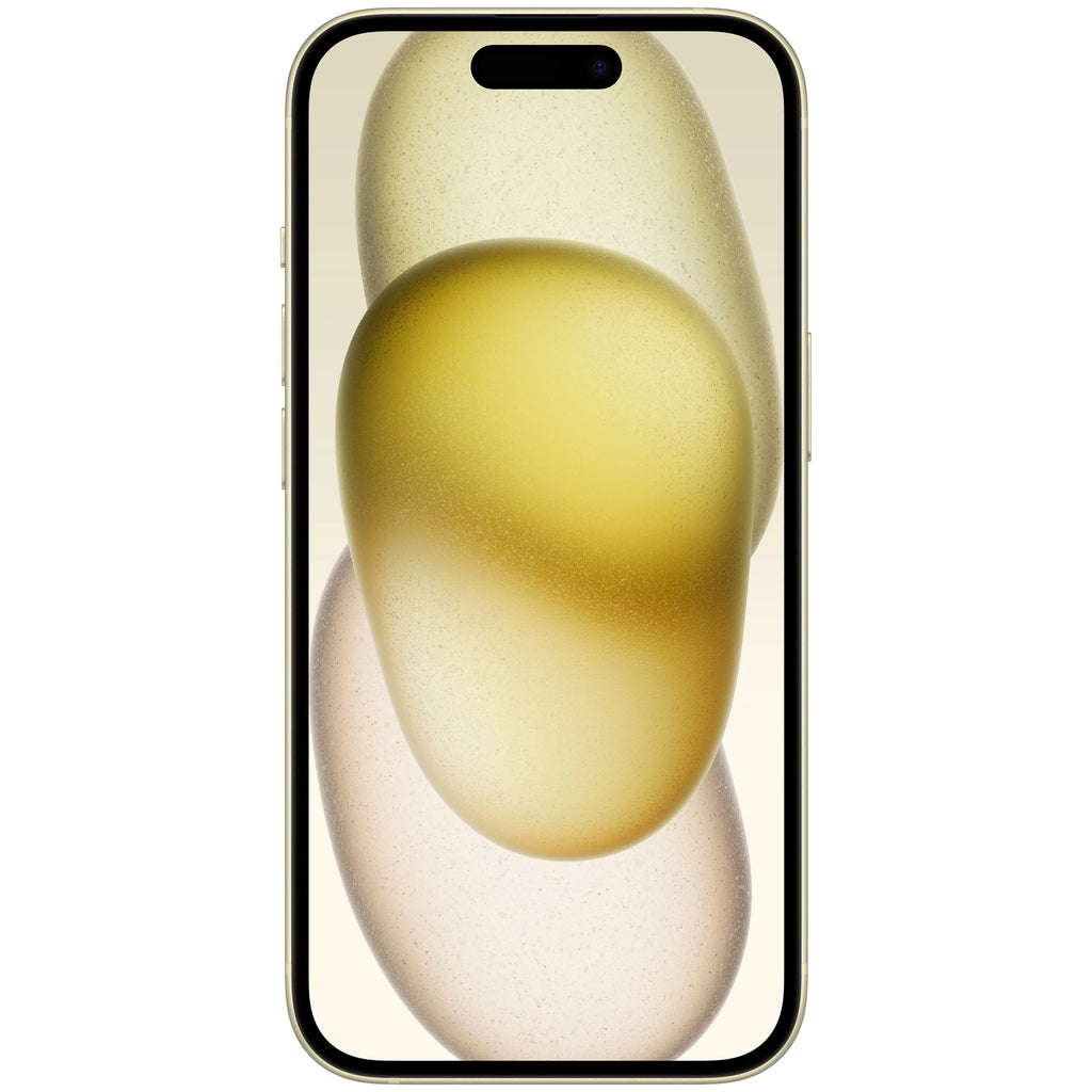 Straight Talk Smartphone Yellow iPhone - Prepaid 15, 256GB,