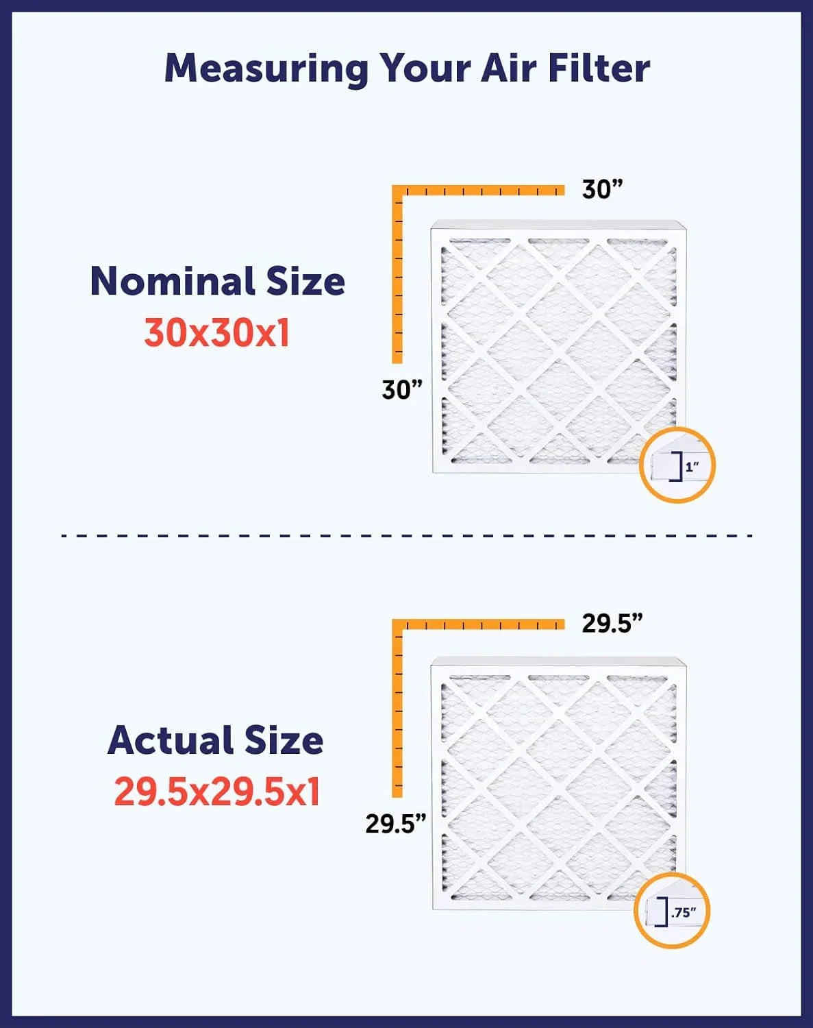HVAC Air | .75" Pleated 48 Filters King MADE x 9x48x1 | dimension: x 9 Filter Filter MERV | USA A/C 8 IN Actual | 4-PACK Furnace