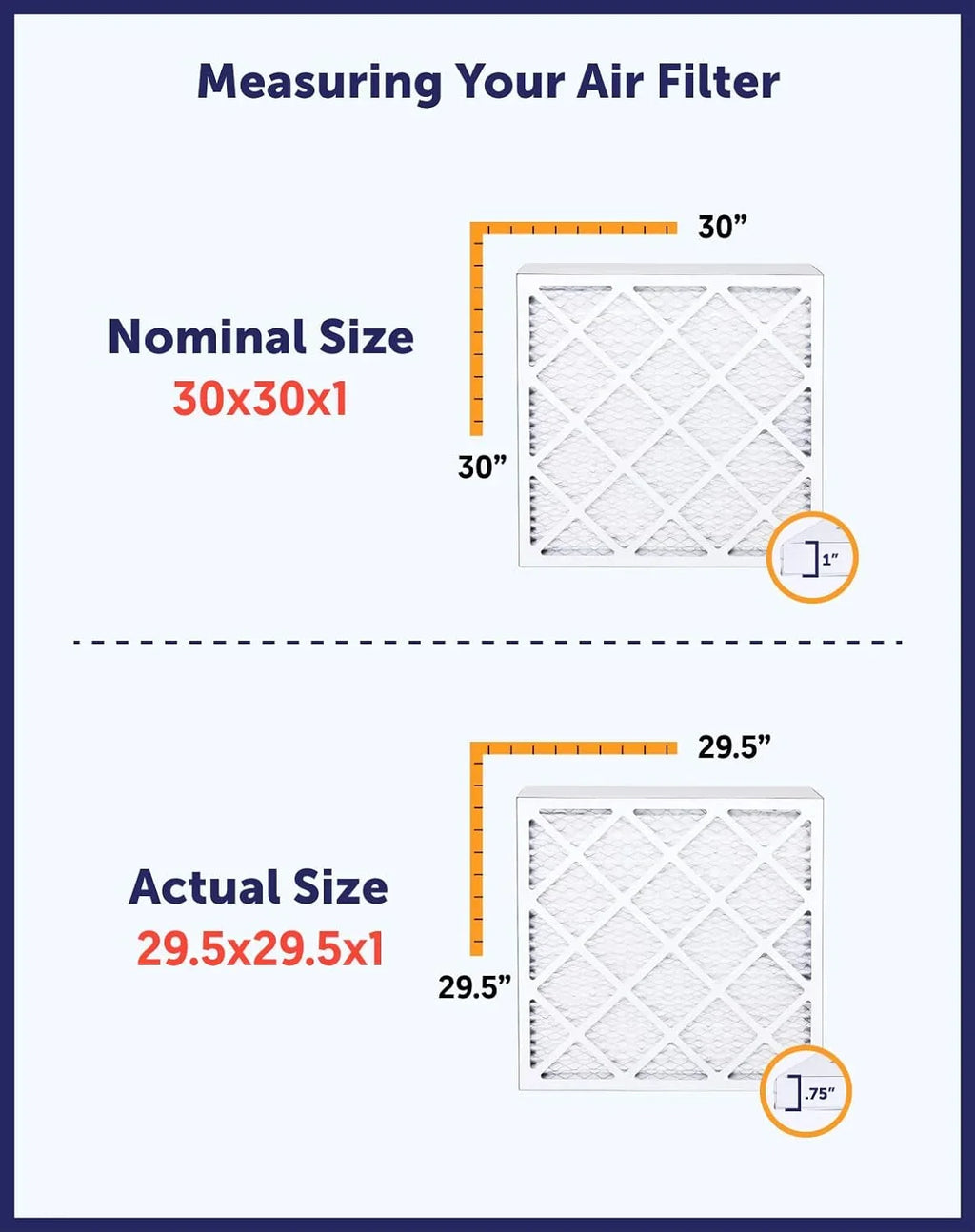 Filters HVAC IN 9x51x1 dimension: King Furnace | Filter Pleated .75" 8 Filter | x x MADE 4-PACK 51 Actual A/C MERV 9 | Air | USA