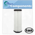 Bagless HEPA Replacement - UD40135 Devil Devil Filter with Compatible Dirt 8-Pack HEPA Vacuum F1 Featherlite 3JC0280000, for Dirt Upright Filter