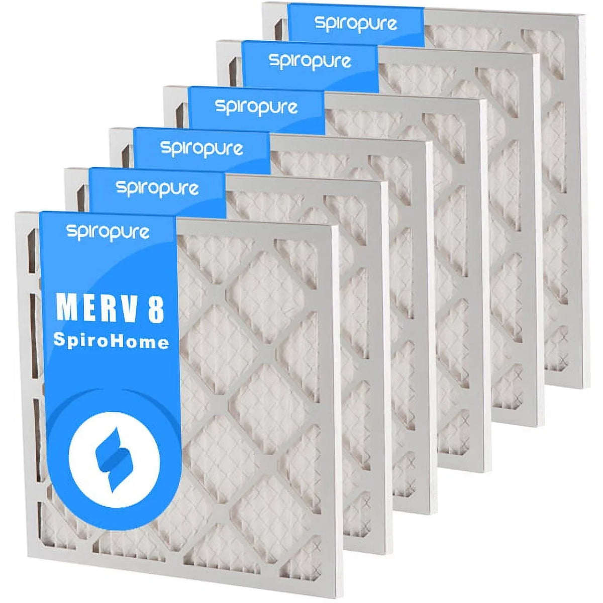 Made - Filters in MERV (6 USA 15X24X1 Pleated Pack) 8 SpiroPure Air