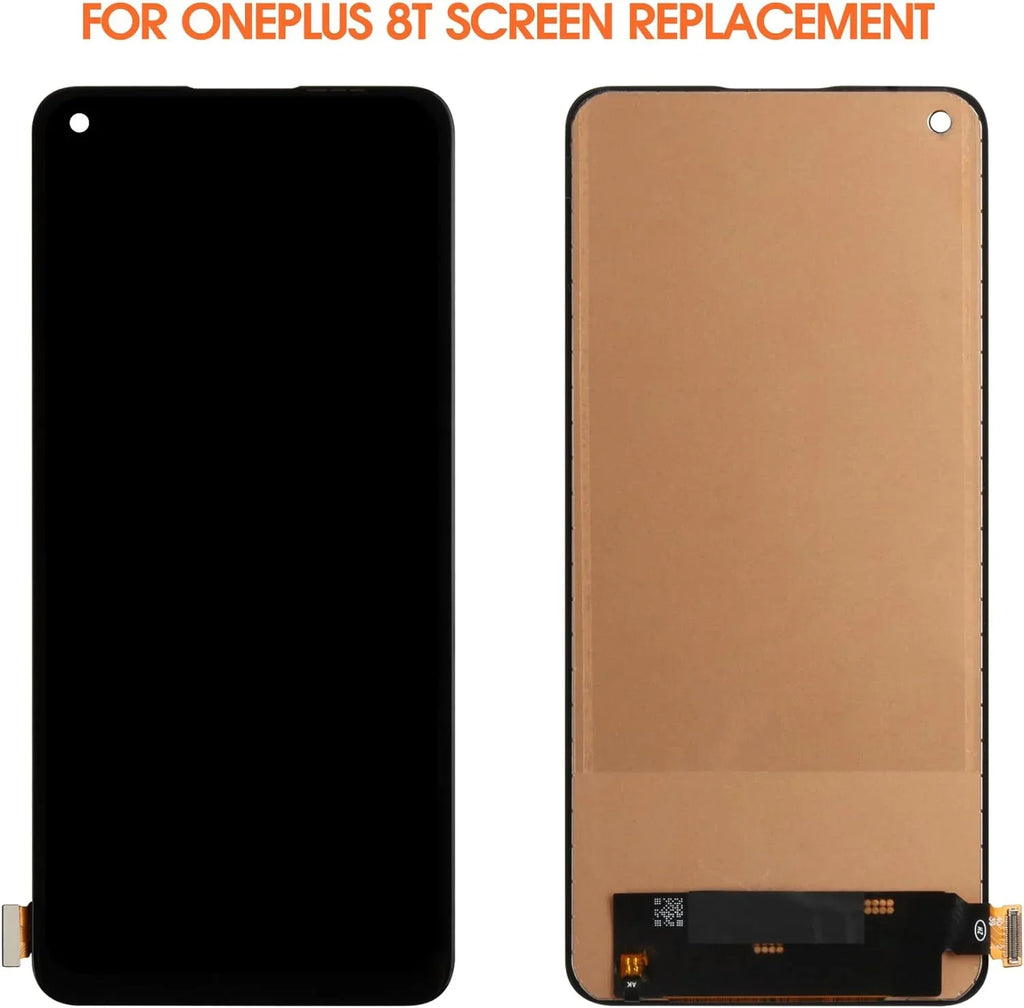 (Support Display KB2000 Fingerprint) Oneplus KB2003 8T Replacement 5G Screen OLED KB2005 Repair 8T+ Part for Screen KB2001 LCD Assembly Digitizer Touch