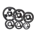 Plates- Black lbs Urethane Encased Grip York Olympic 25 - Barbell