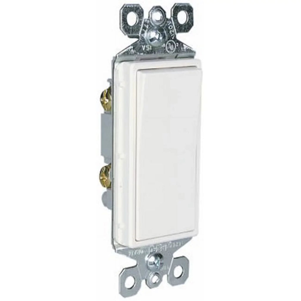 10-Pk. - Switch, Seymour 1 TM870WCP6 White, & Pass Quantity 1-Pole Legrand Light Decorator