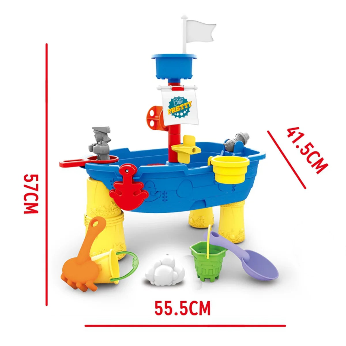 Toddlers Boys Toys liquid 21 Ship Girls 3 Table Toy Pirate Pcs Y for + Mundo Sand Beach Sandboxes