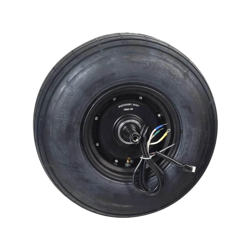 Volt Tire Scooters Watt 18x9.50-8 Fat & for Assembly Hub Motor 60 1500 Wheel AlveyTech