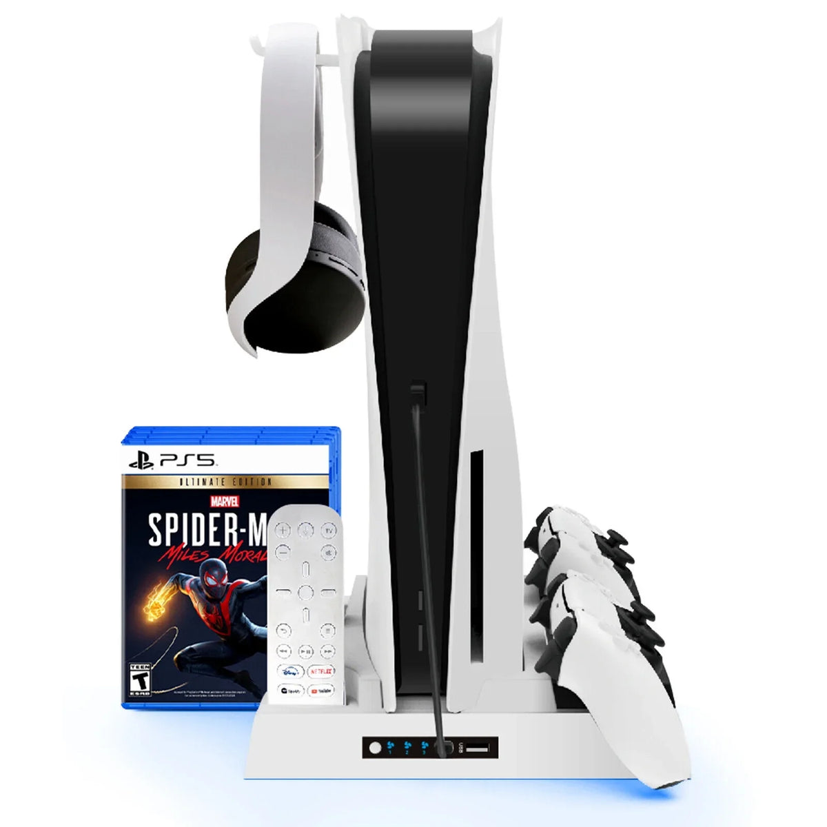 Playstation Station Fan 5 For Charger Controller Stand For Vertical PS5 Cooling