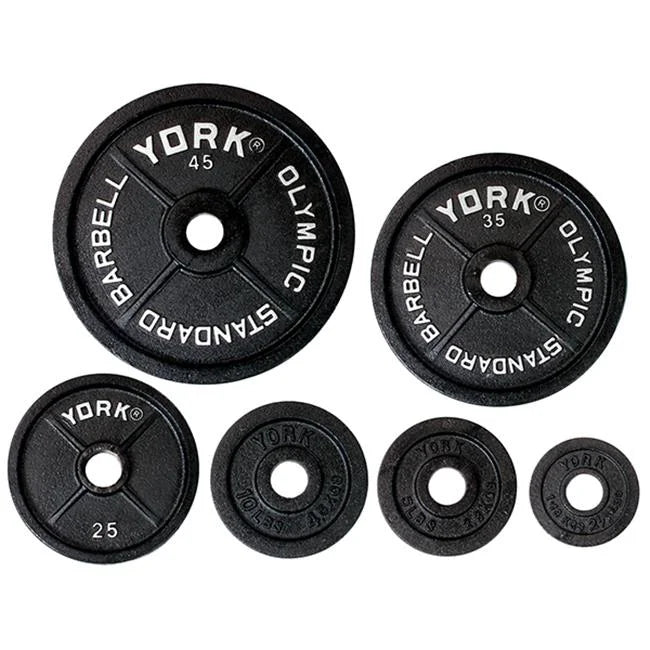 Barbell York Olympic Standard 100 Plate Legacy lbs -