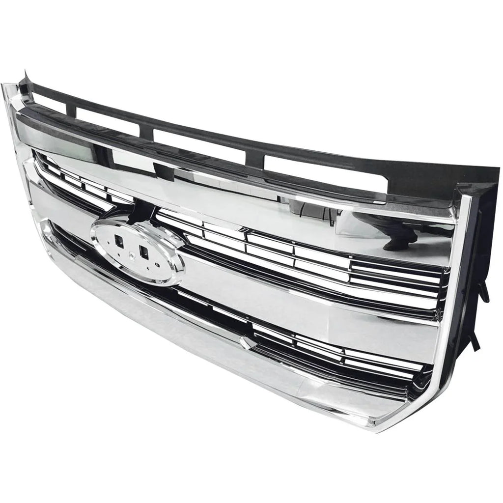 Grille 15-17 camera Front F-150 FL348200PBS Teledu Radiator W/o Chrome Bumper For